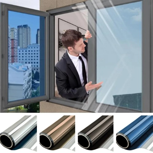 One way mirror window - one,