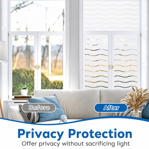 Static cling window privacy - cling,