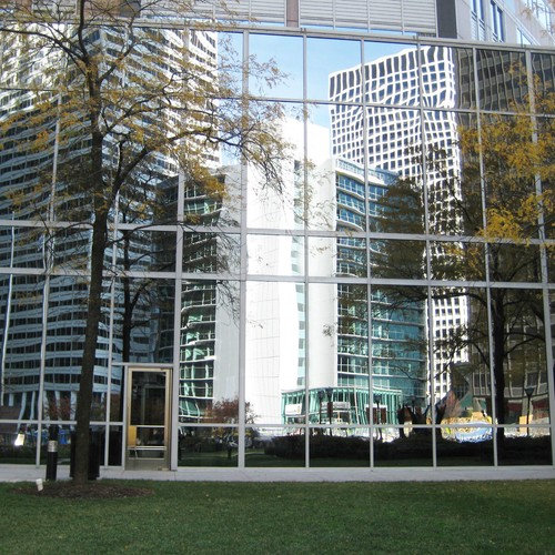 Silver reflective one way - one,