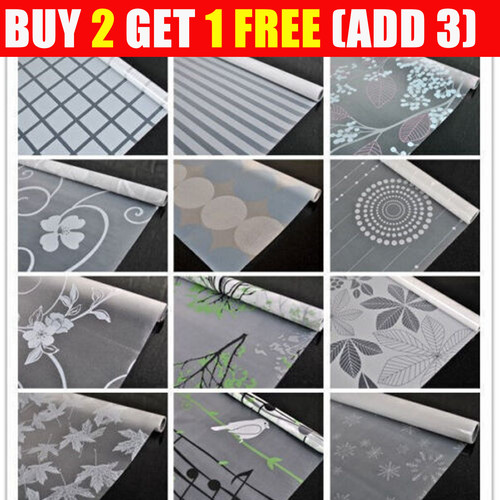 Bubble free frosted window - 2m,