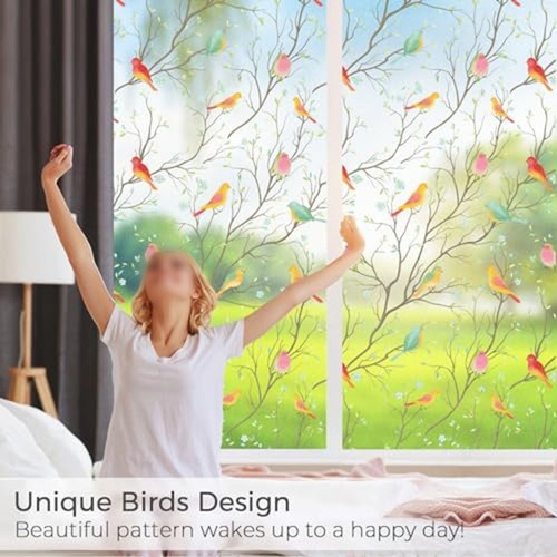 Privacy window film for smooth - privacy,