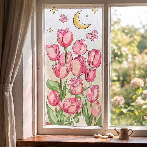 Static cling window film - static,