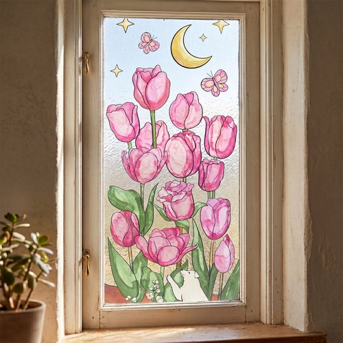 Static cling window - static,