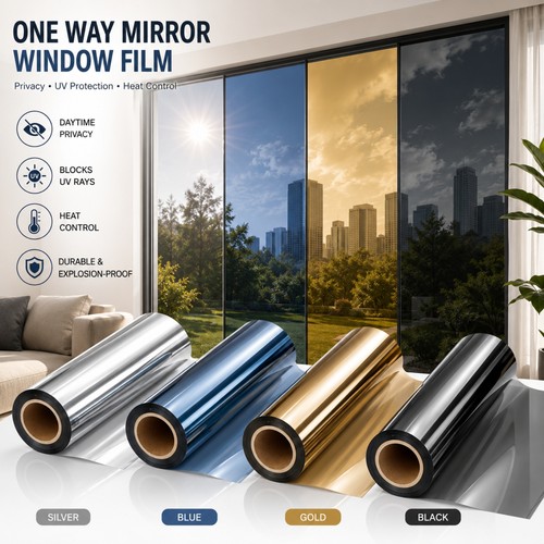One way mirror window film - mirror,