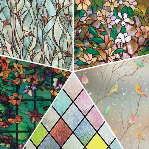 Rainbow frosted window film - rainbow,