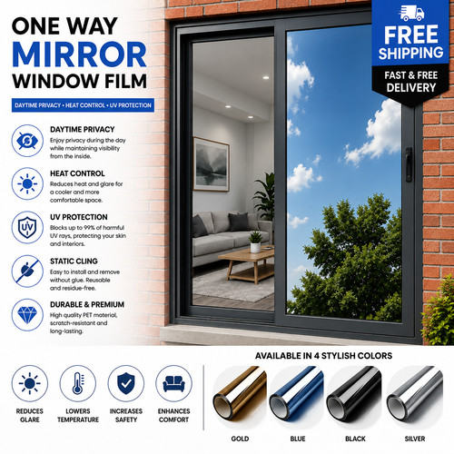 One way mirror reflective - mirror,