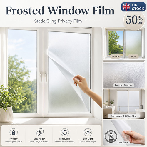 Frosted window film - frosted, privacy