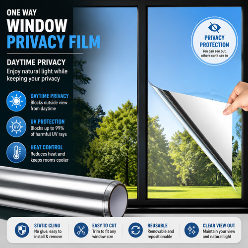 One way mirror window film - mirror,