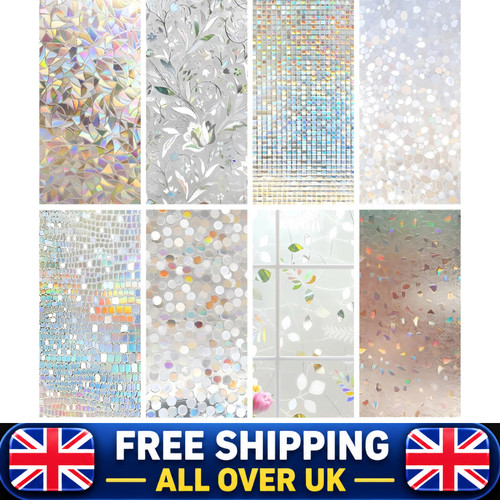 Rainbow frosted window - rainbow,